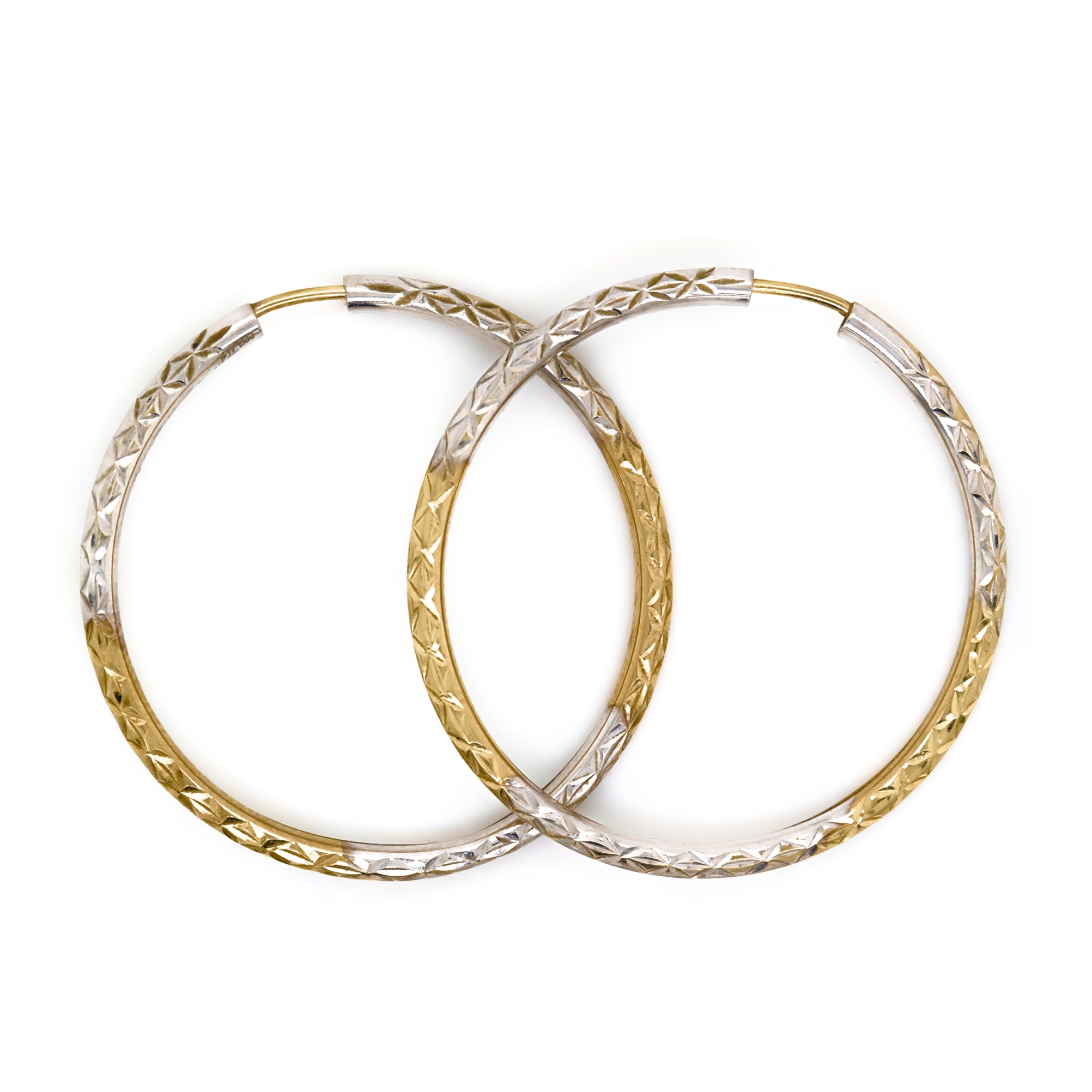 Two Tone Hoops