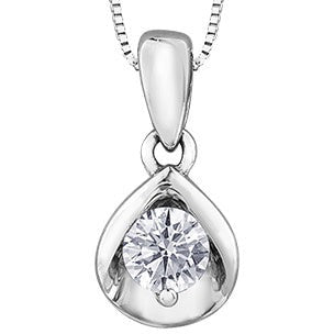 Diamond Teardrop Necklace