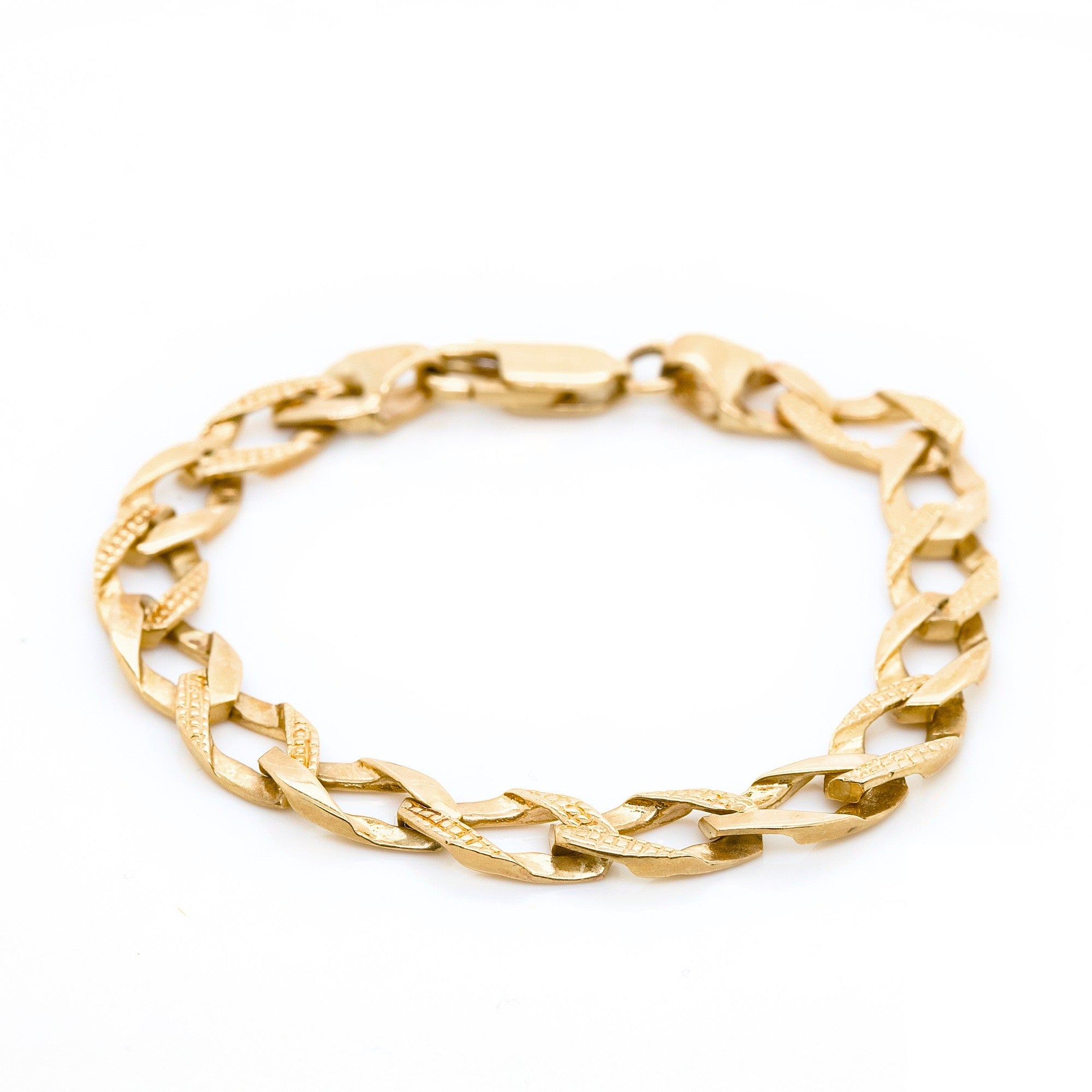 Textured Curb Bracelet