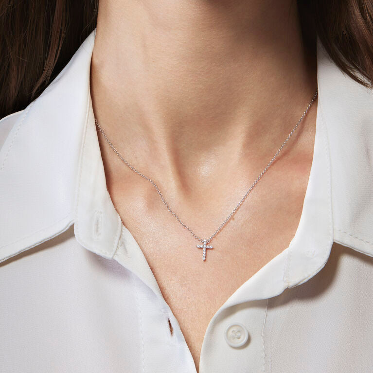 Signature Cross Diamond Pendant