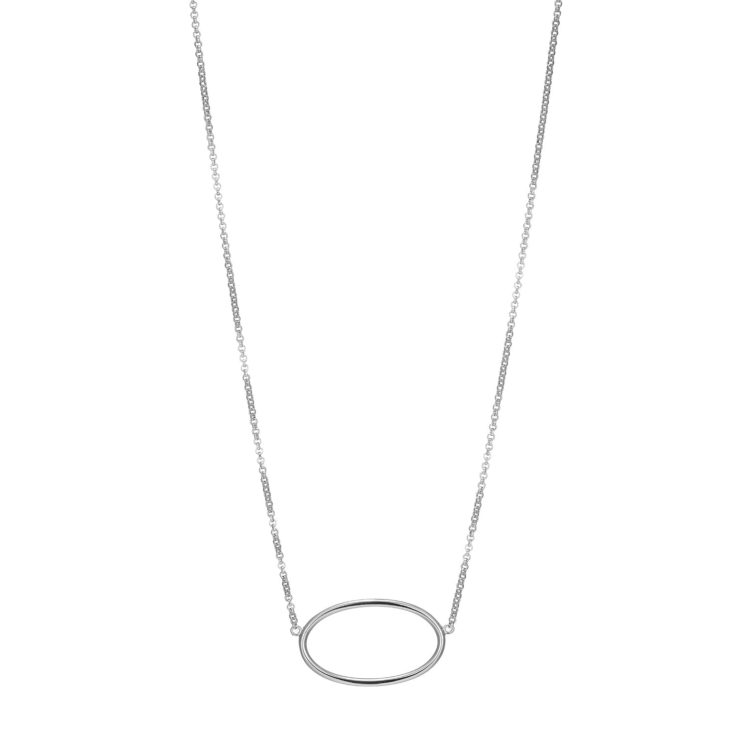 Open Oval Necklace