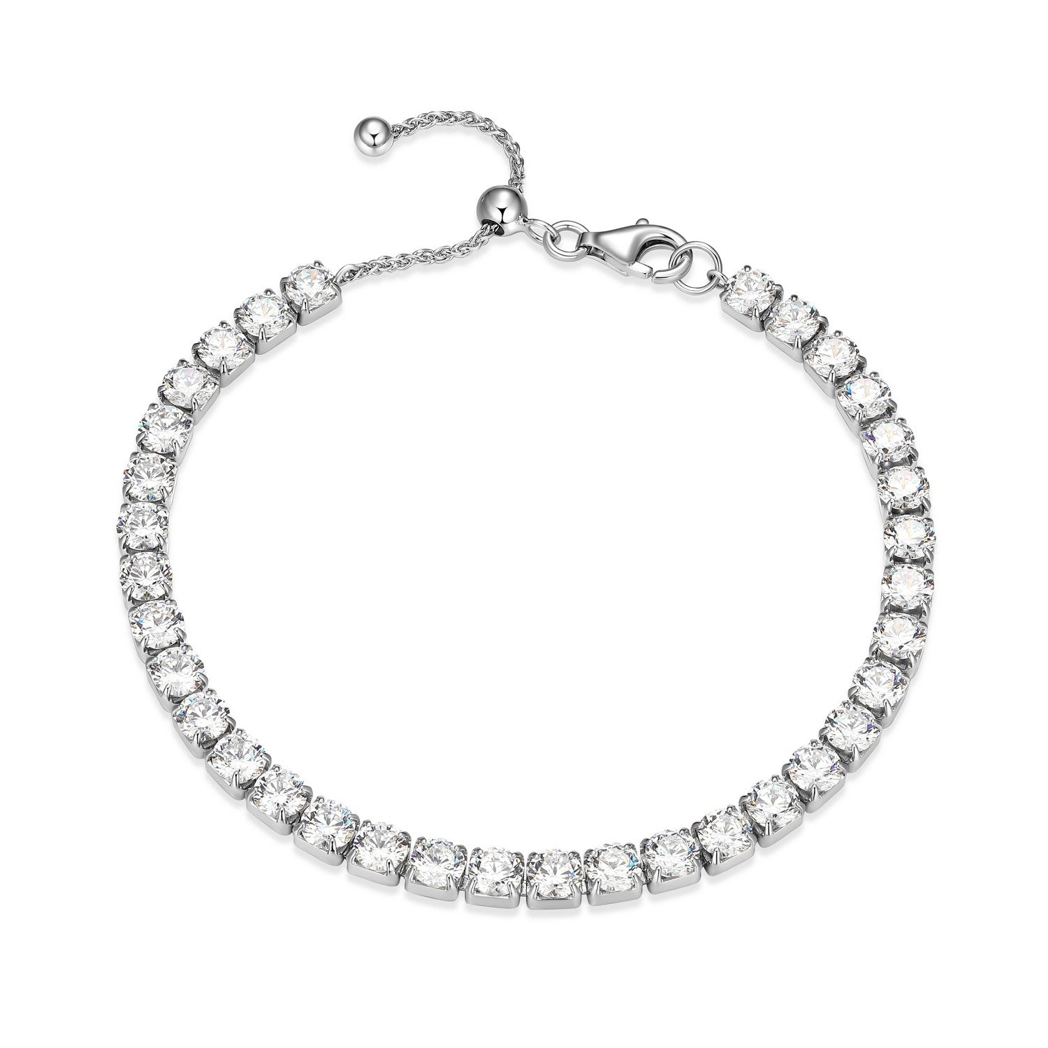 Cubic Zirconia Tennis Bracelet