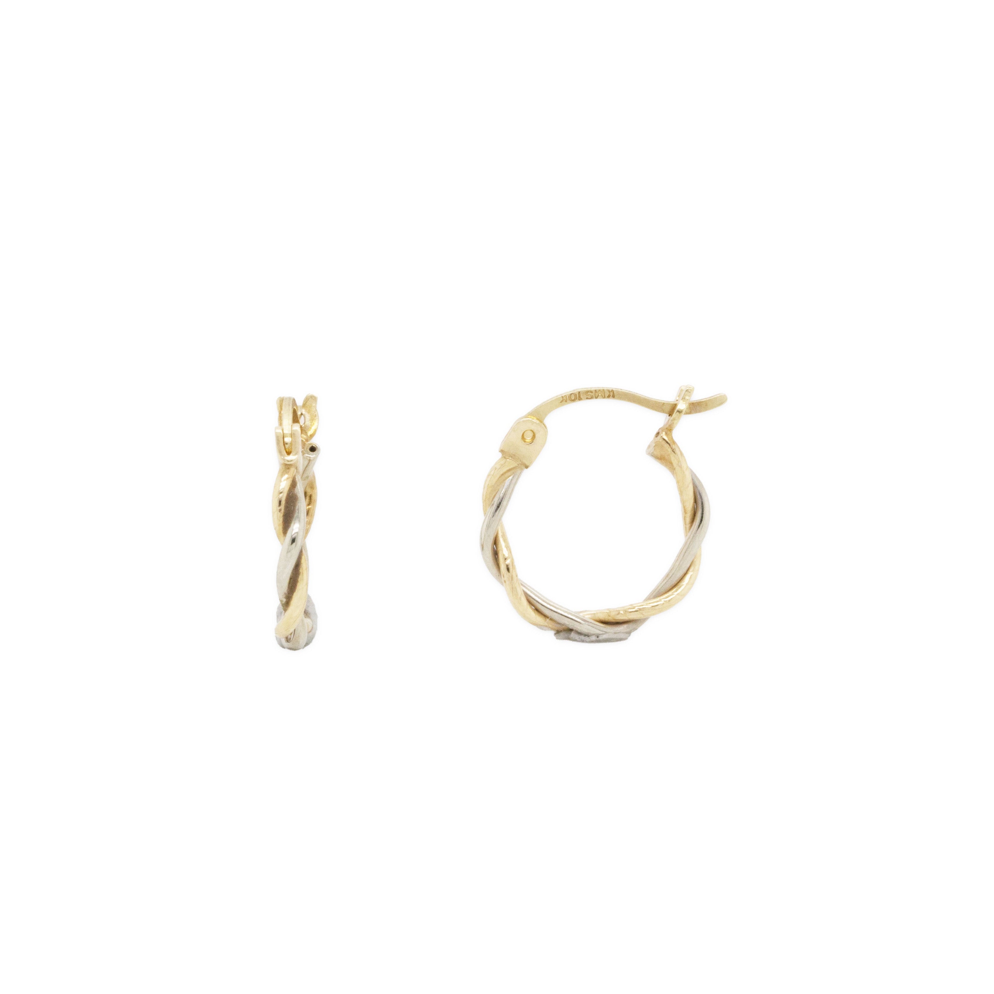 Twist Hoop Earrings