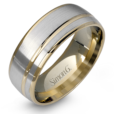 Simon G Two-Toned Wedding Band