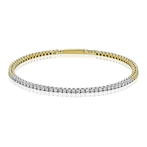 Two-Tone Diamond Bangle