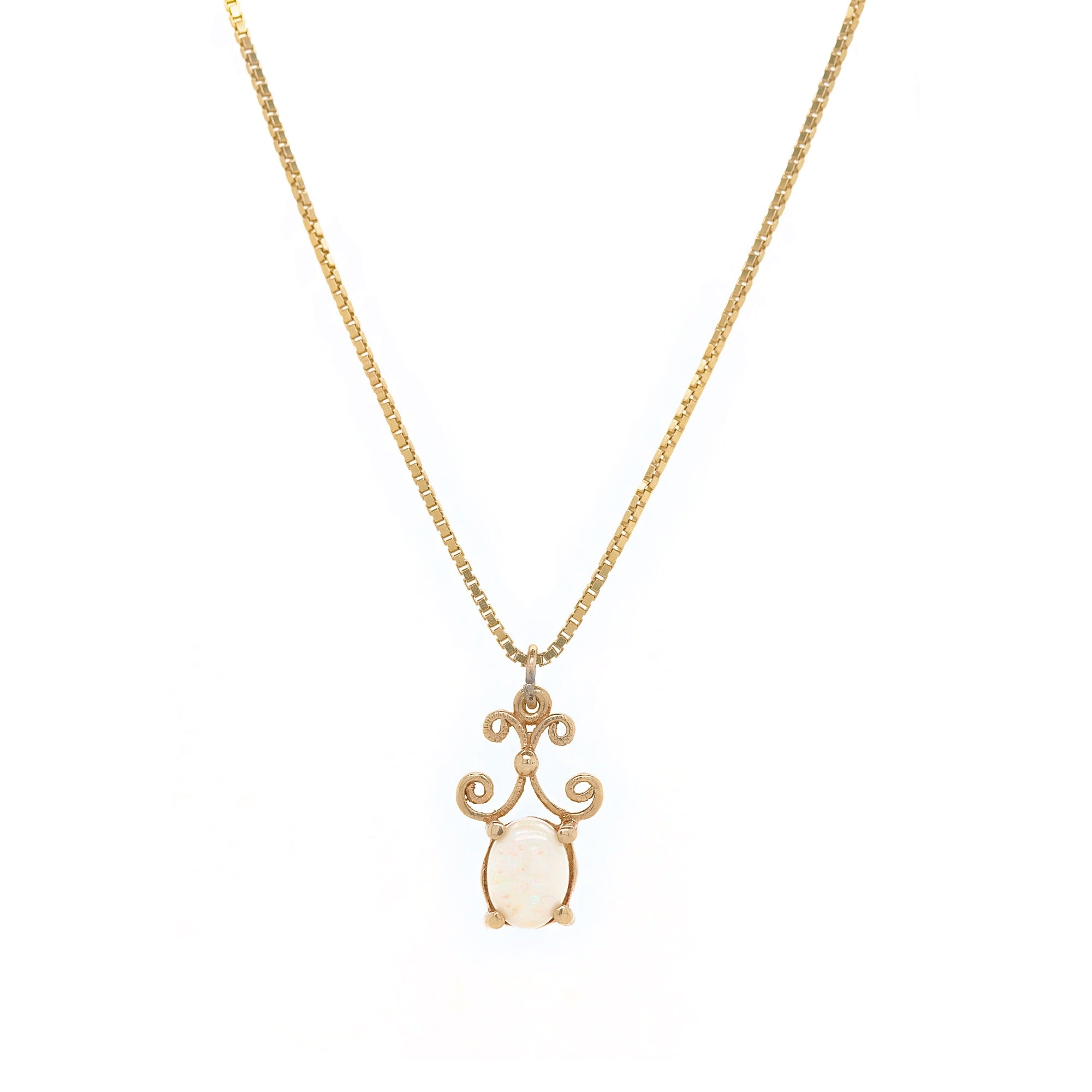 Opal Oval Necklace