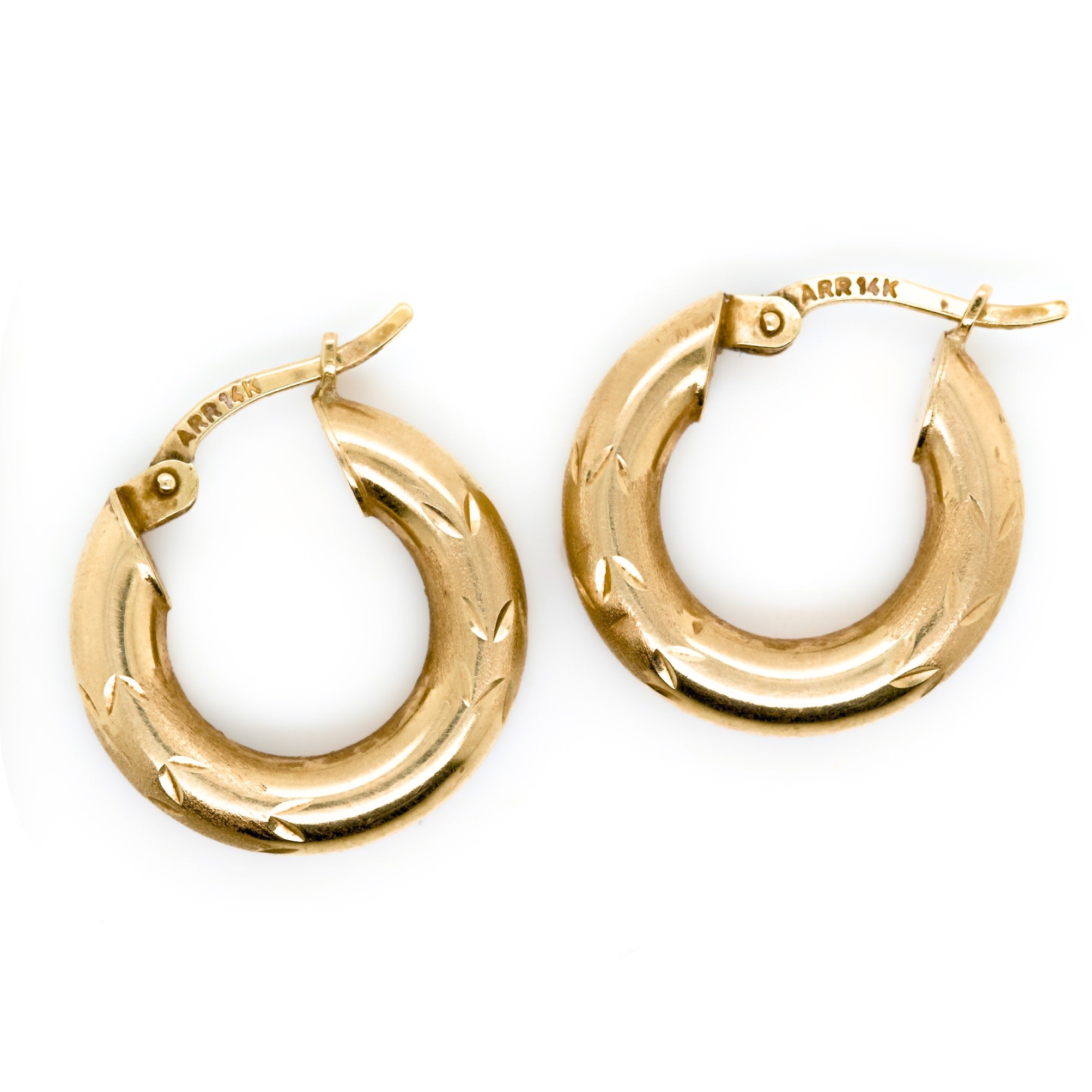 Small Detailed Hoops