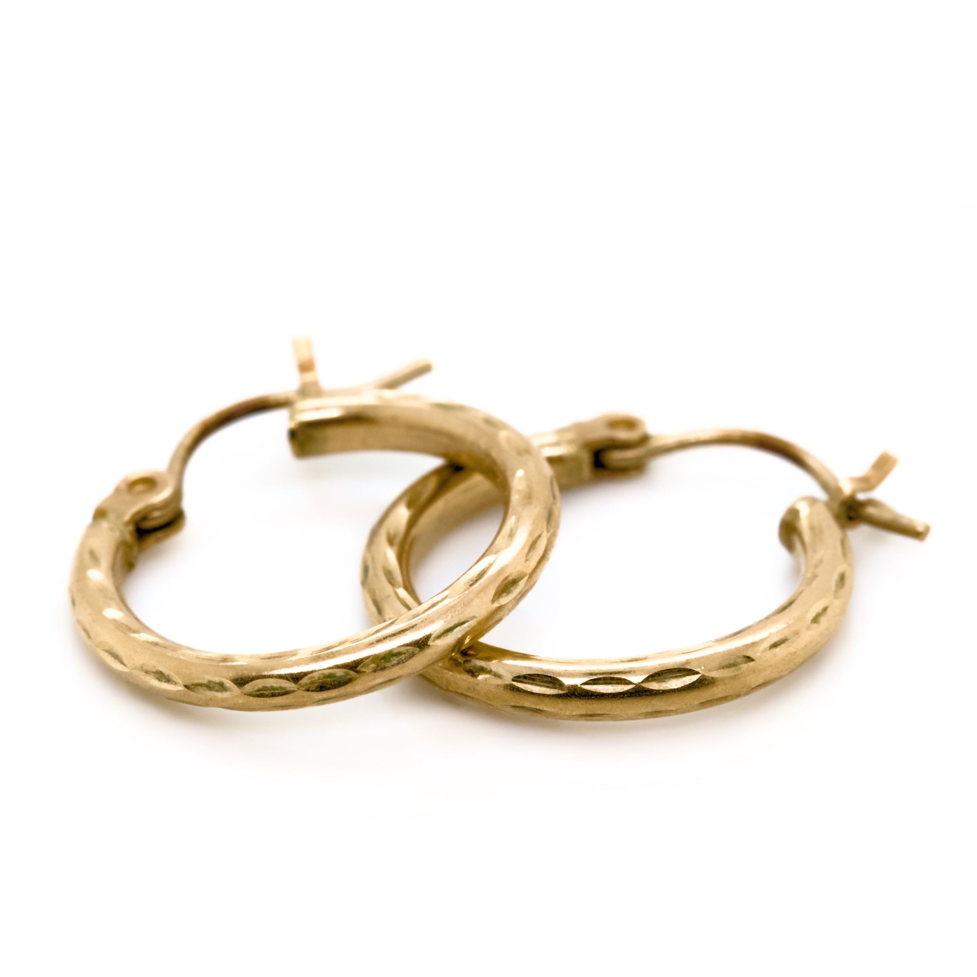 Patterned Hoop Earrings