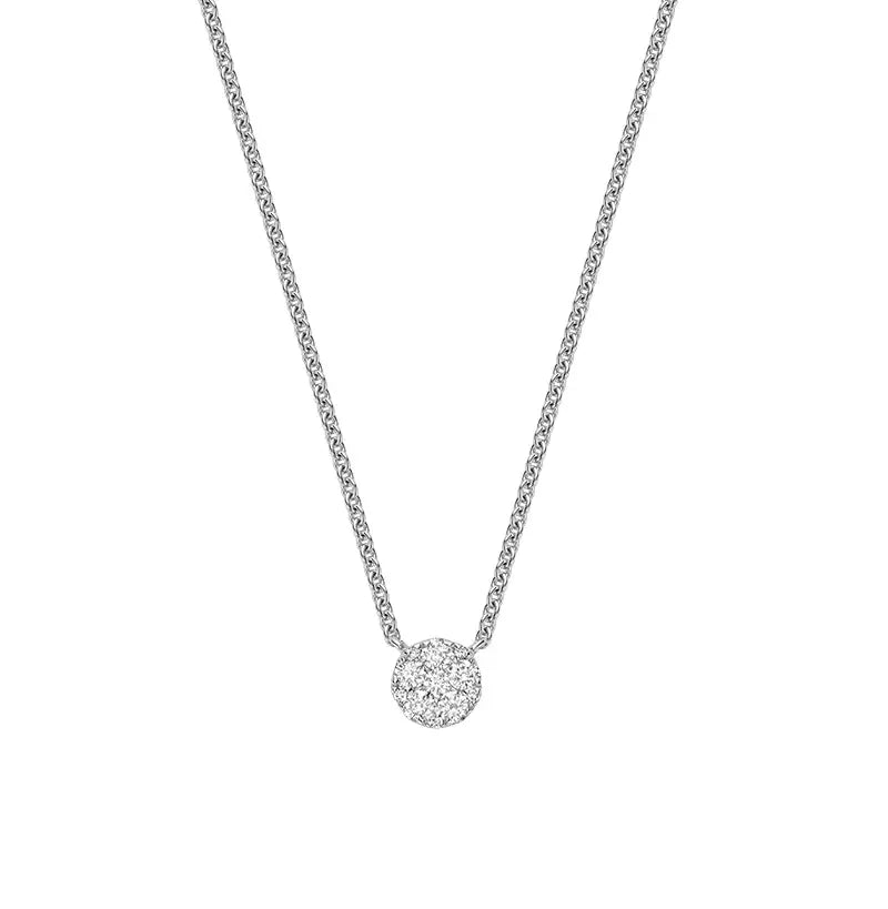 Diamond Cluster Necklace