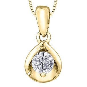 Diamond Teardrop Necklace