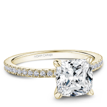 Noam Carver Diamond Cushion Engagement Ring