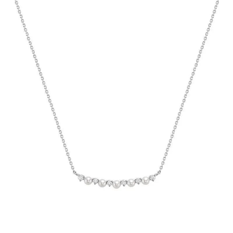 Cultured Pearl & Diamond Pendant