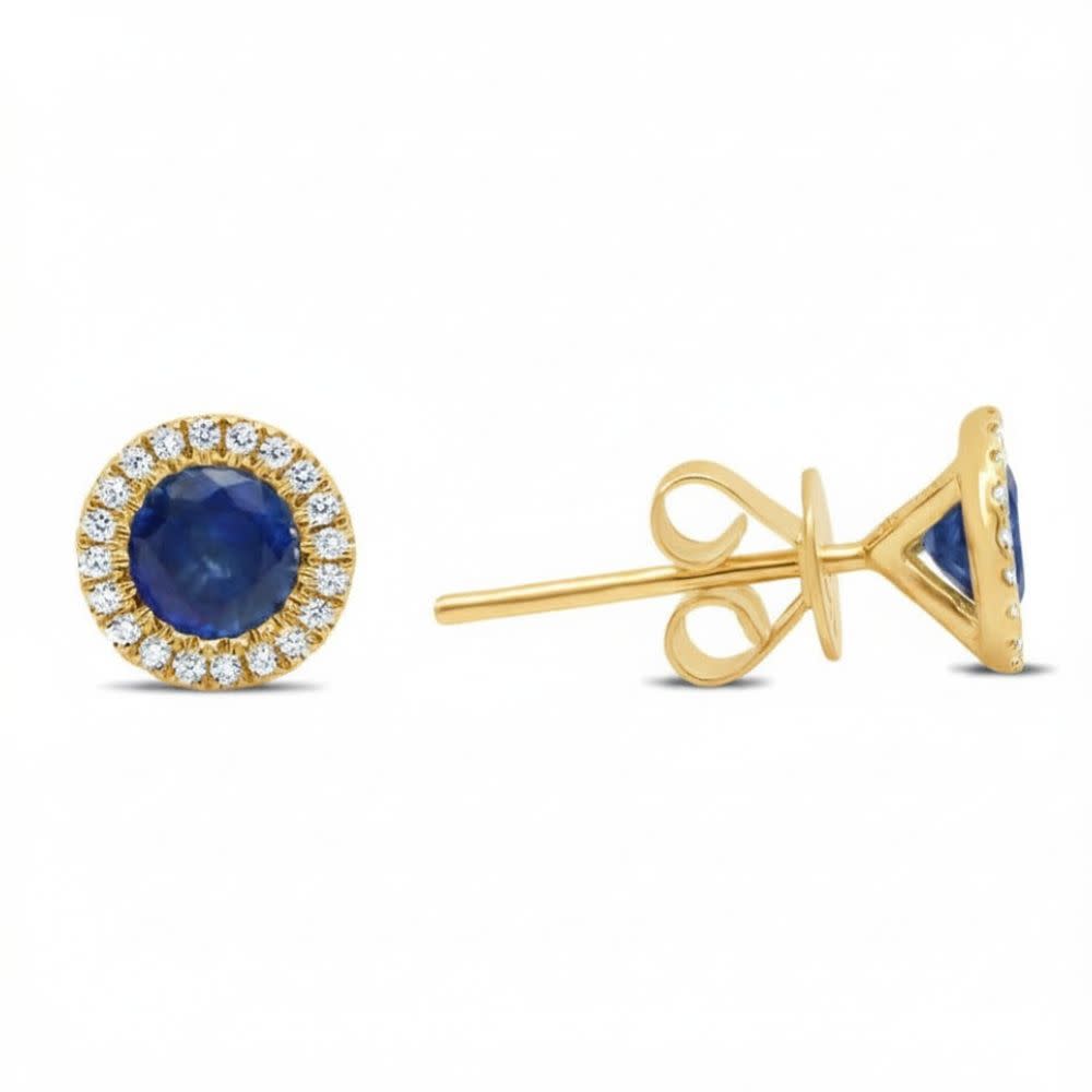 Gemstone and Diamond Studs