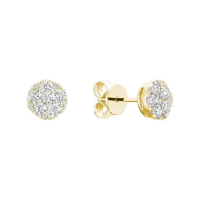 Diamond Cluster Studs