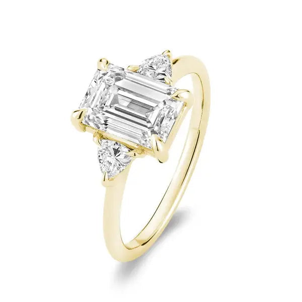 Lab Grown Emerald Solitaire