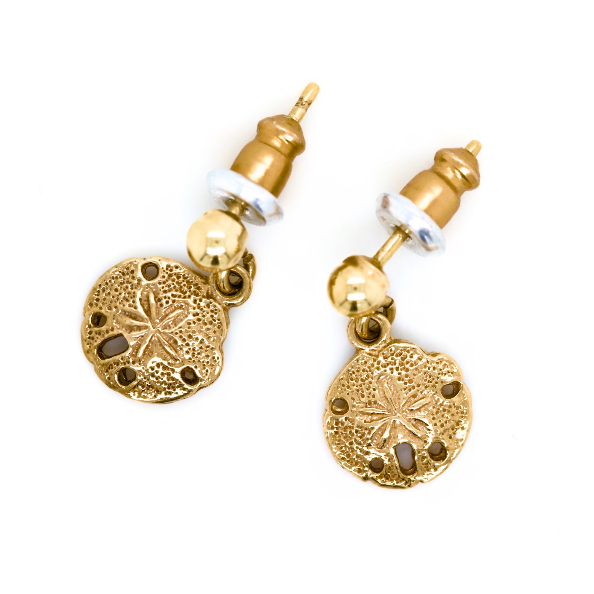 Sand Dollar Drop Earrings