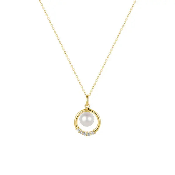 Circle of Life Pearl Necklace