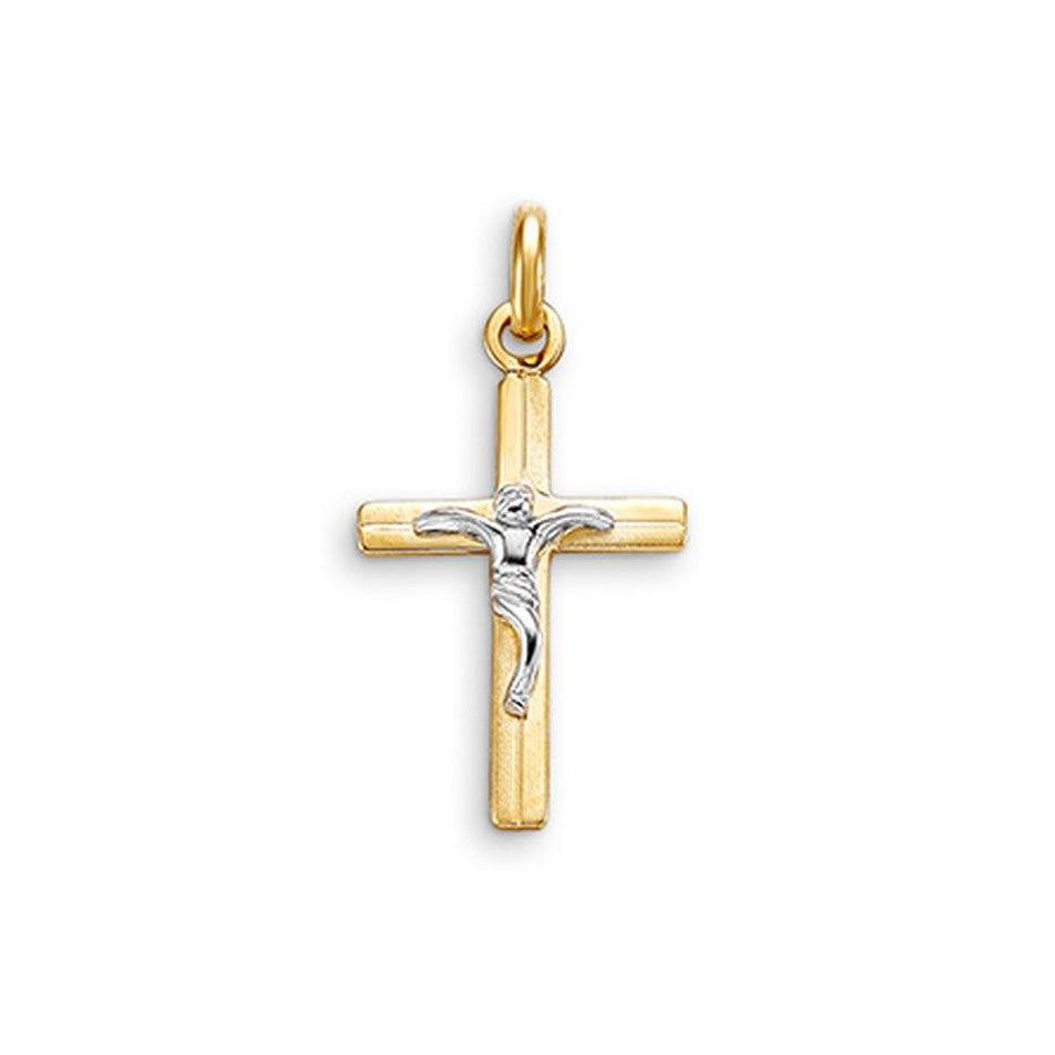 10K GOLD CRUCIFIX PENDANT 15MM - Appelt's Diamonds