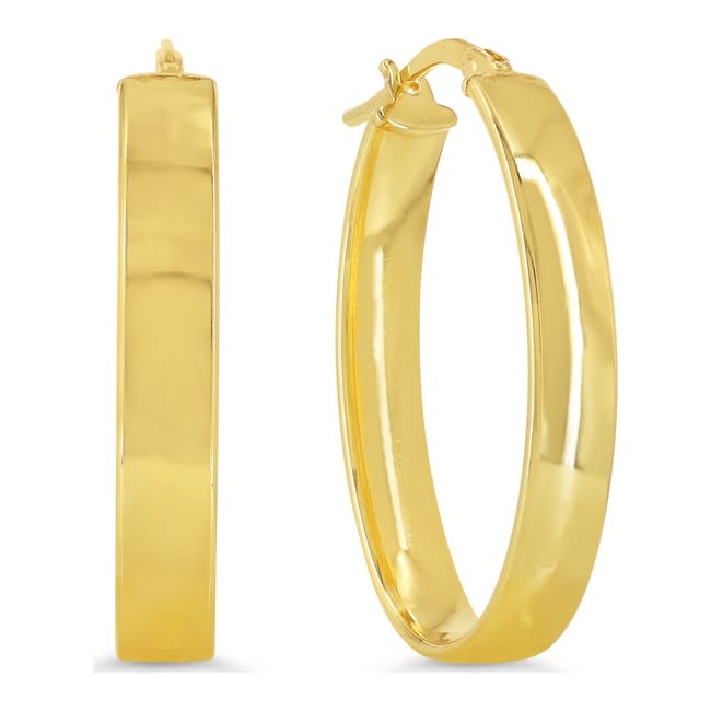Knife-Edge Oval Hoop
