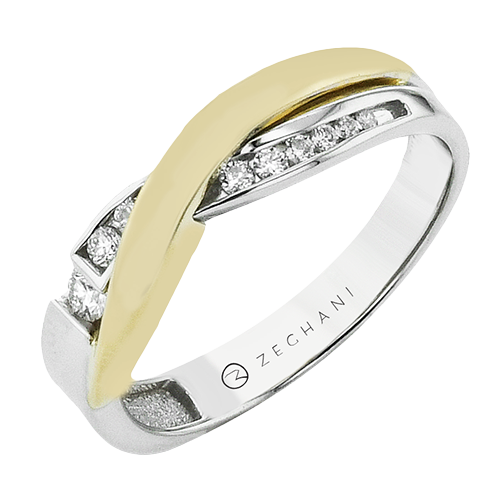 Crossover Diamond Ring
