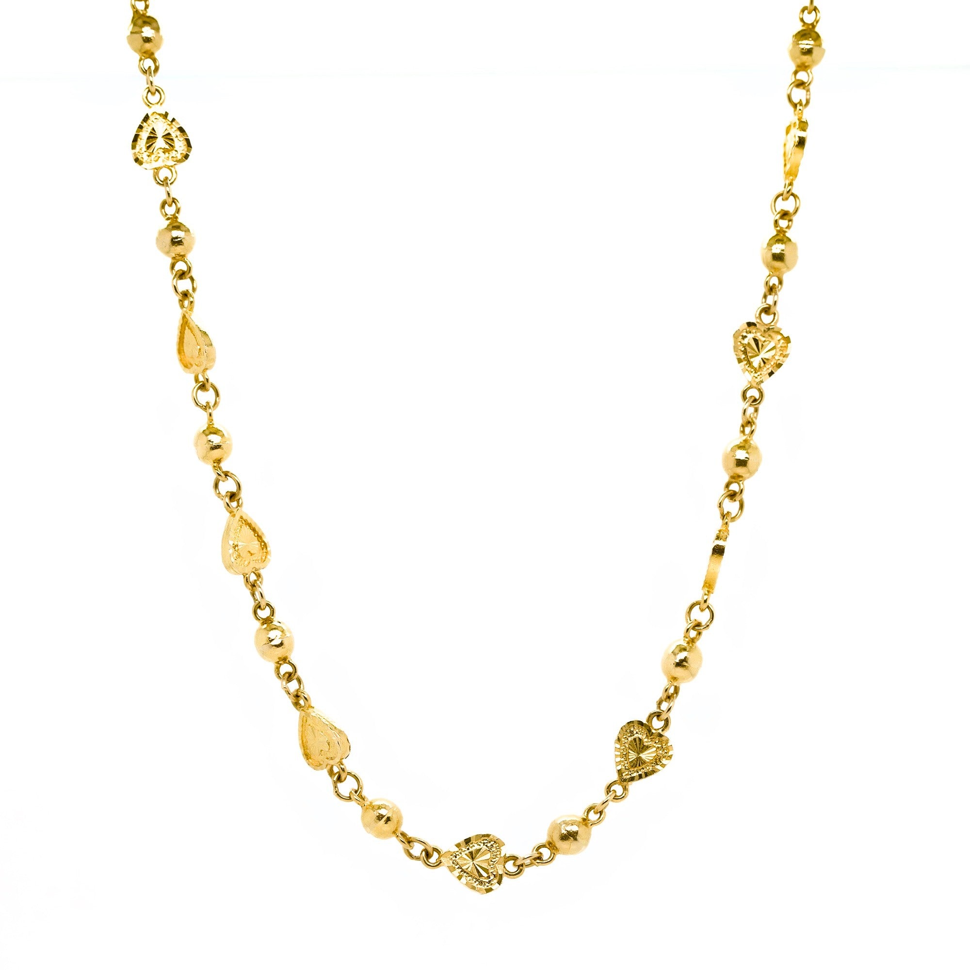 Heart & Ball Chain