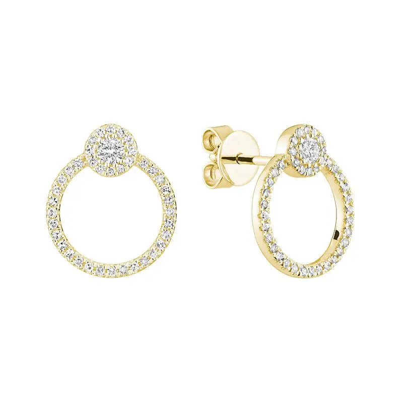 Drop Diamond Earring