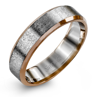 Simon G Two-Toned Wedding Band