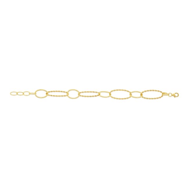 Long Oval Link Bracelet