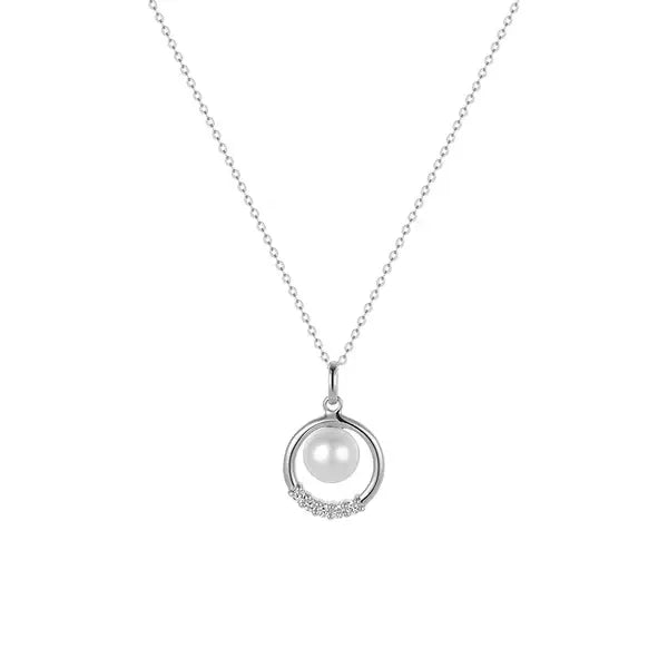 Circle of Life Pearl Necklace
