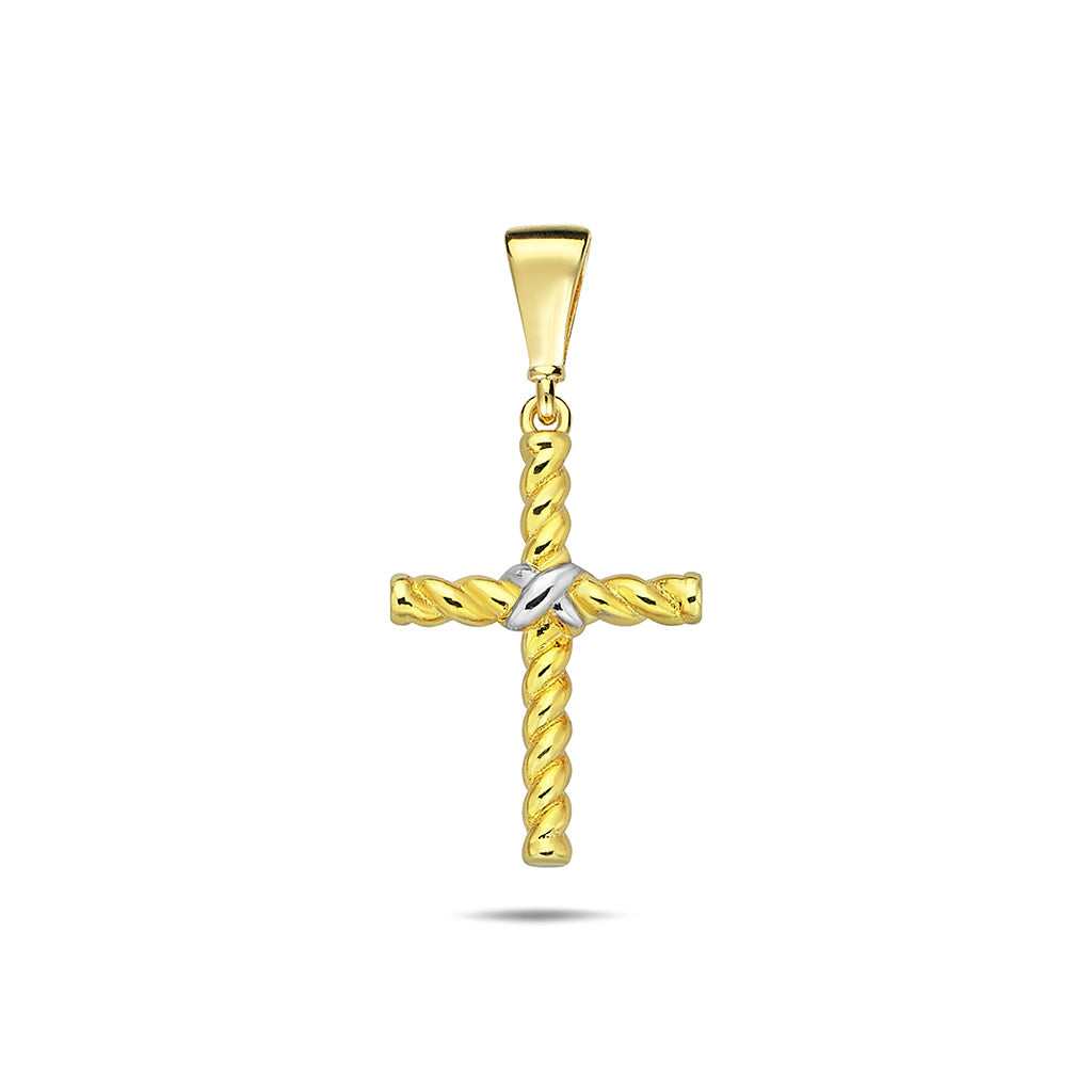 Twisted Cross Pendant