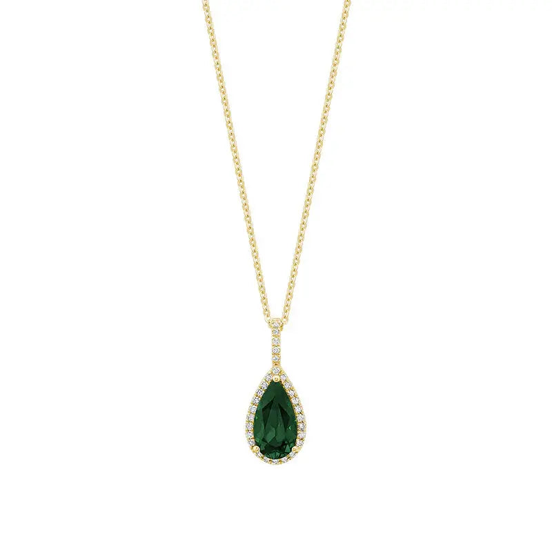 Gemstone & Diamond Pendant