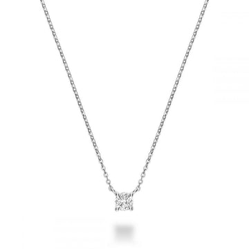 RNB 10K GOLD 0.13CTW DIAMOND SOLITAIRE NECKLACE - Appelts Diamonds