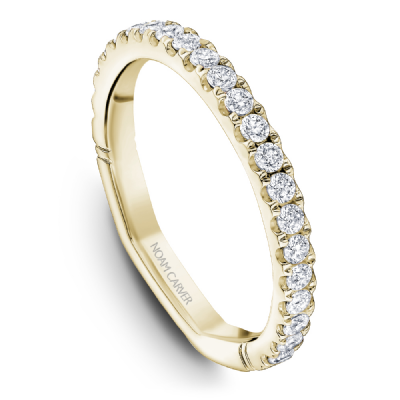 NOAM CARVER ATELIER 18K WHITE GOLD & DIAMOND LADIES WEDDING BAND - Appelt's Diamonds