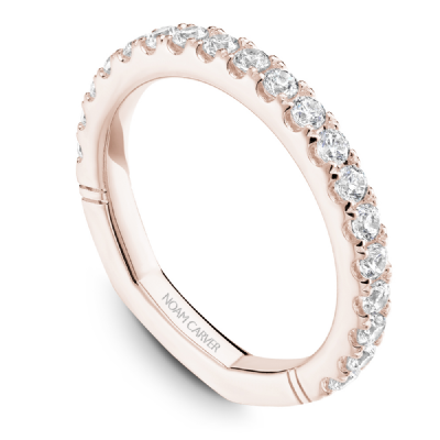 NOAM CARVER ATELIER 18K ROSE GOLD LADIES WEDDING BAND - Appelt's Diamonds