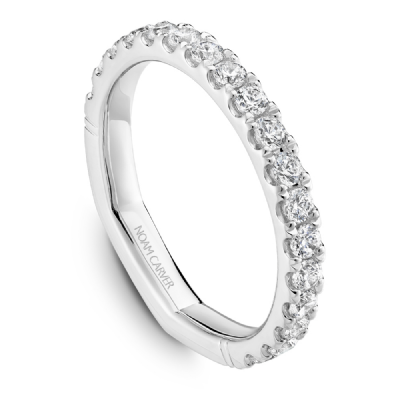NOAM CARVER ATELIER 18K WHITE GOLD LADIES WEDDING BAND - Appelt's Diamonds