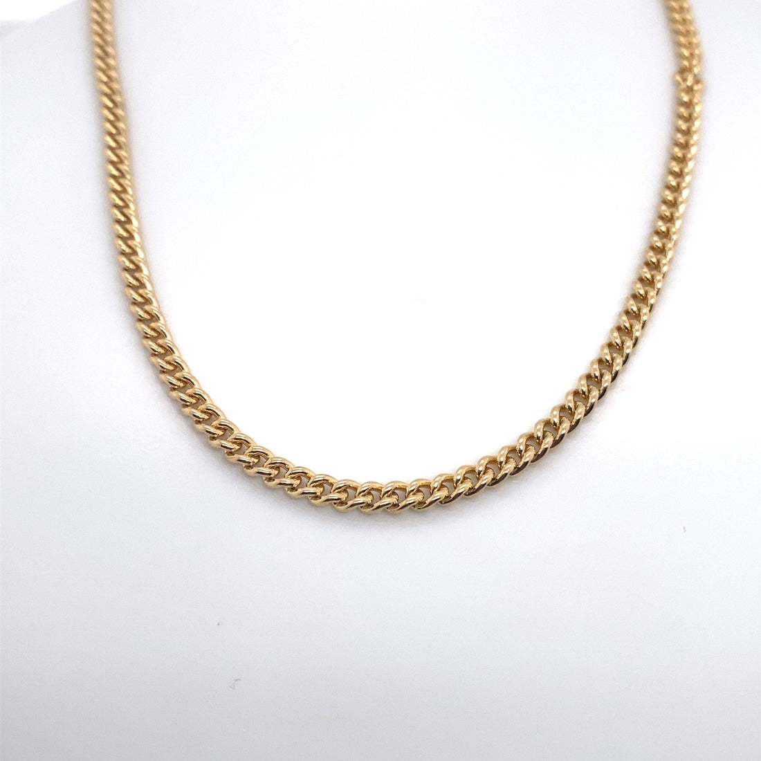 10K YELLOW GOLD CURB HEAVY CHAIN - Appelt&