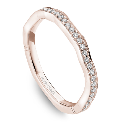 NOAM CARVER ATELIER 18K WHITE GOLD LADIES WEDDING BAND - Appelt's Diamonds