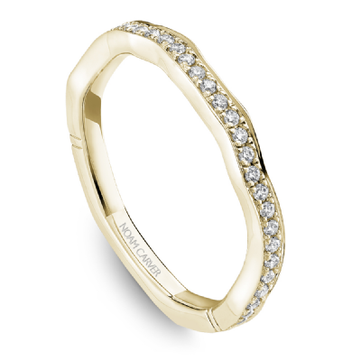 NOAM CARVER ATELIER 18K WHITE GOLD LADIES WEDDING BAND - Appelt's Diamonds