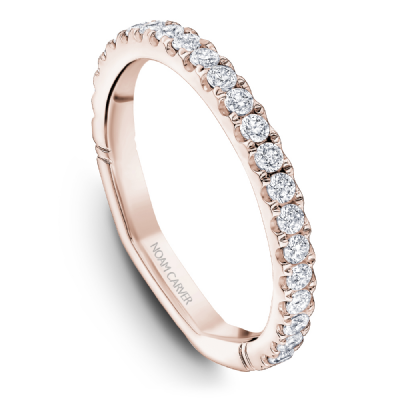 NOAM CARVER ATELIER 18K WHITE GOLD & DIAMOND LADIES WEDDING BAND - Appelt's Diamonds