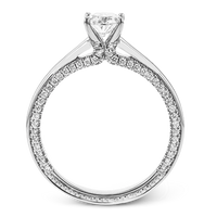 18K WHITE GOLD DIAMOND ENGAGEMENT RING - Appelt's Diamonds
