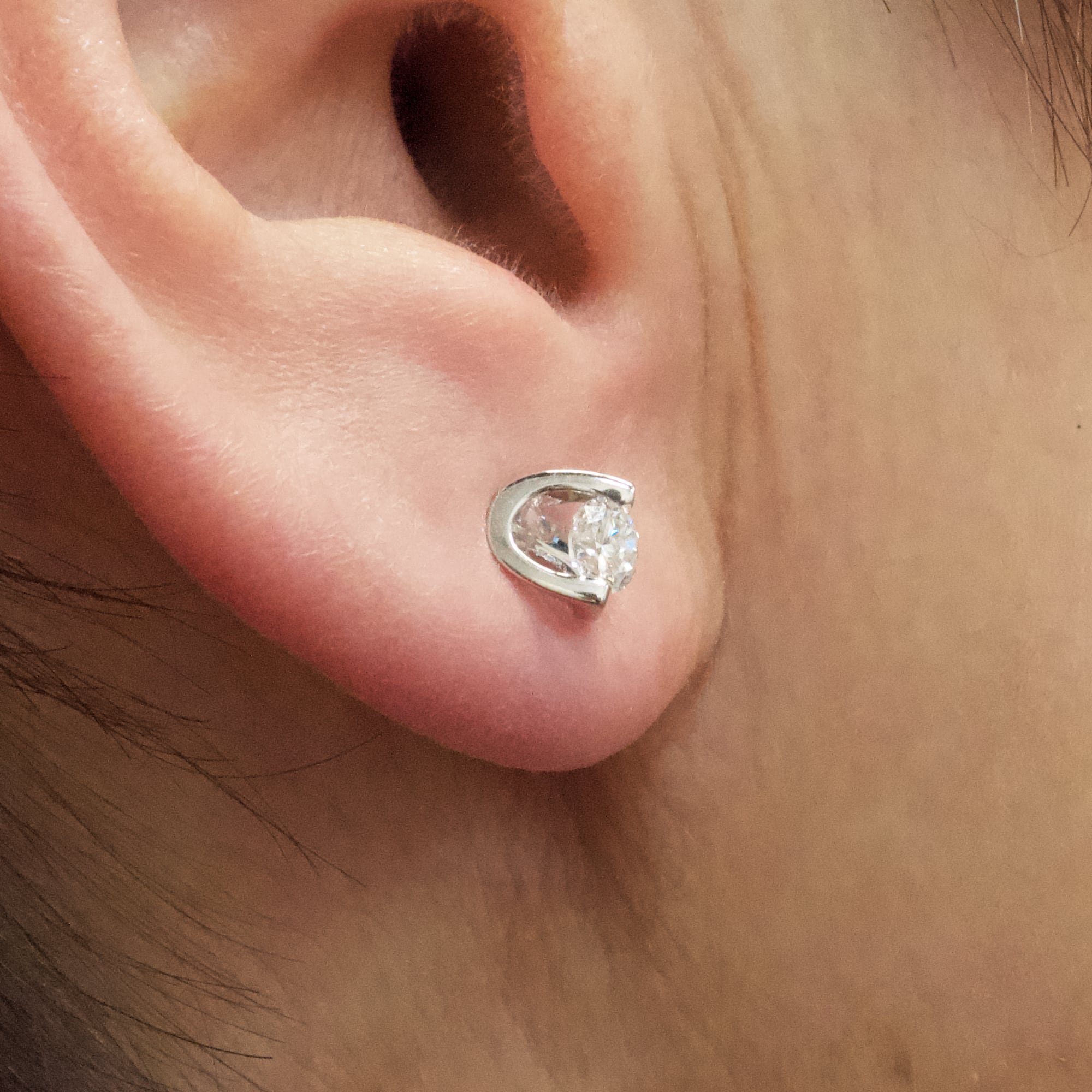 Diamond Stud Earrings