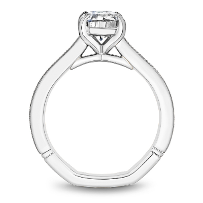 ATELIER WHITE GOLD OVAL ENGAGEMENT RING - Appelts Diamonds