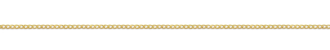 10k Yellow Gold Curb Anklet