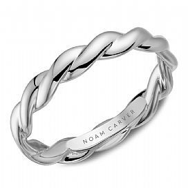 Noam Carver Braided Wedding Band
