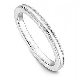 NOAM CARVER STACKABLE WEDDING BAND STC1-4WM - Appelt's Diamonds