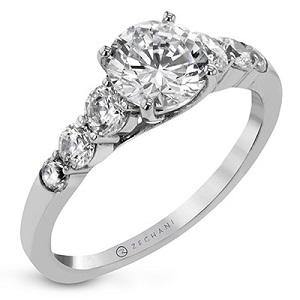 14K THREE-STONE ENGAGEMENT RING - Appelt's Diamonds