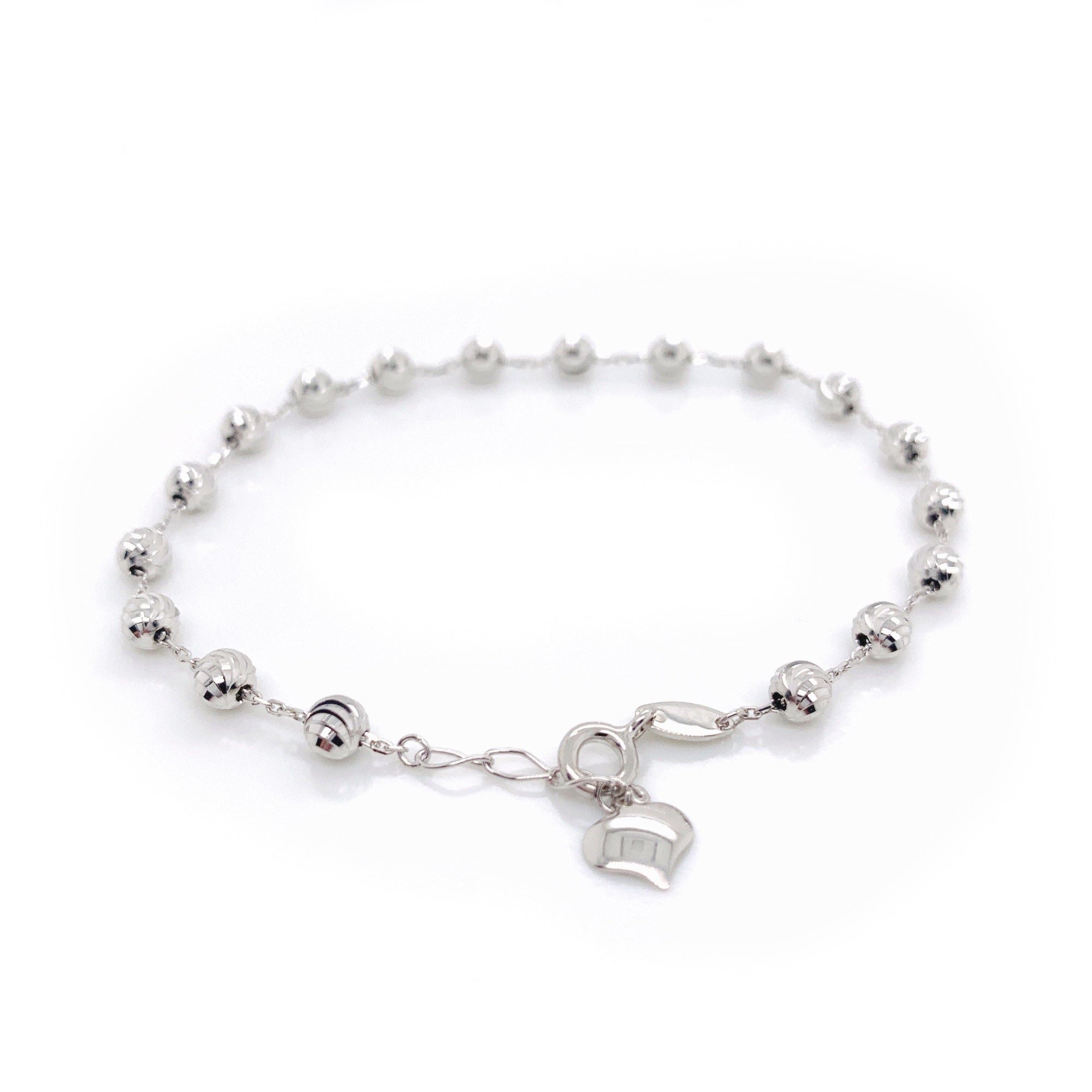Diamond Cut Ball Bracelet