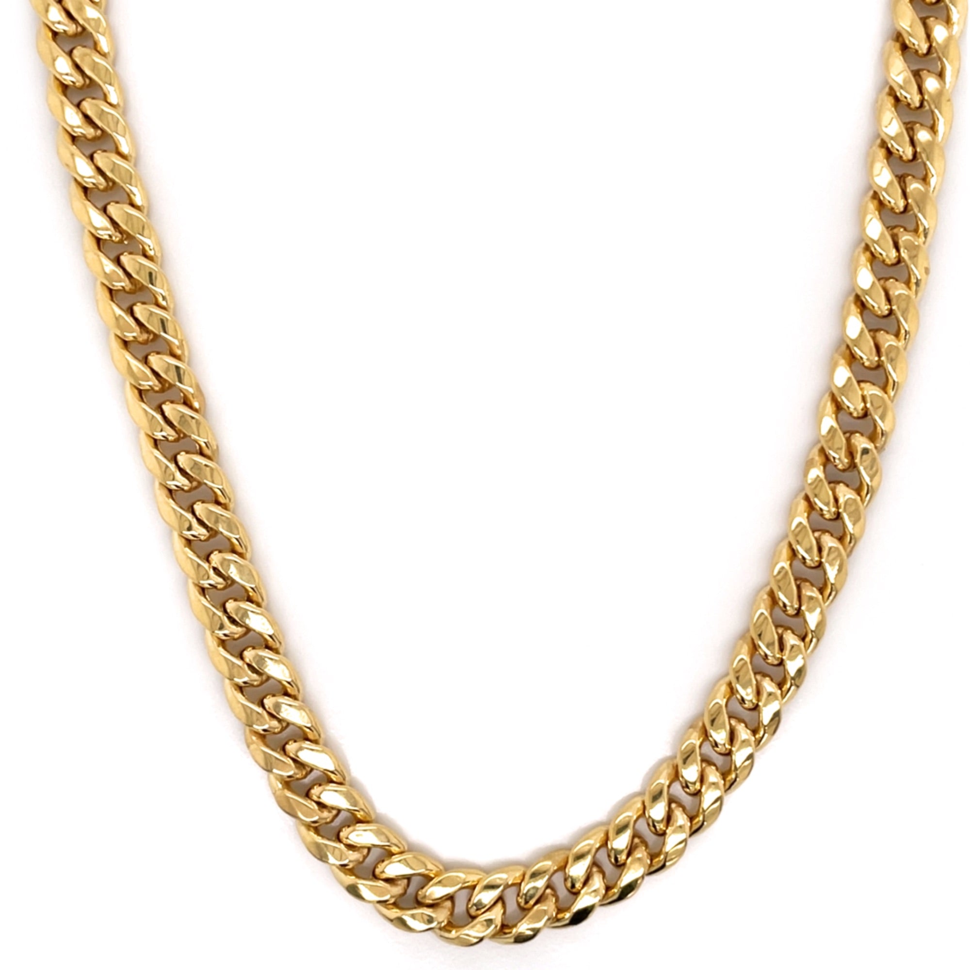 Semi hollow store gold chain