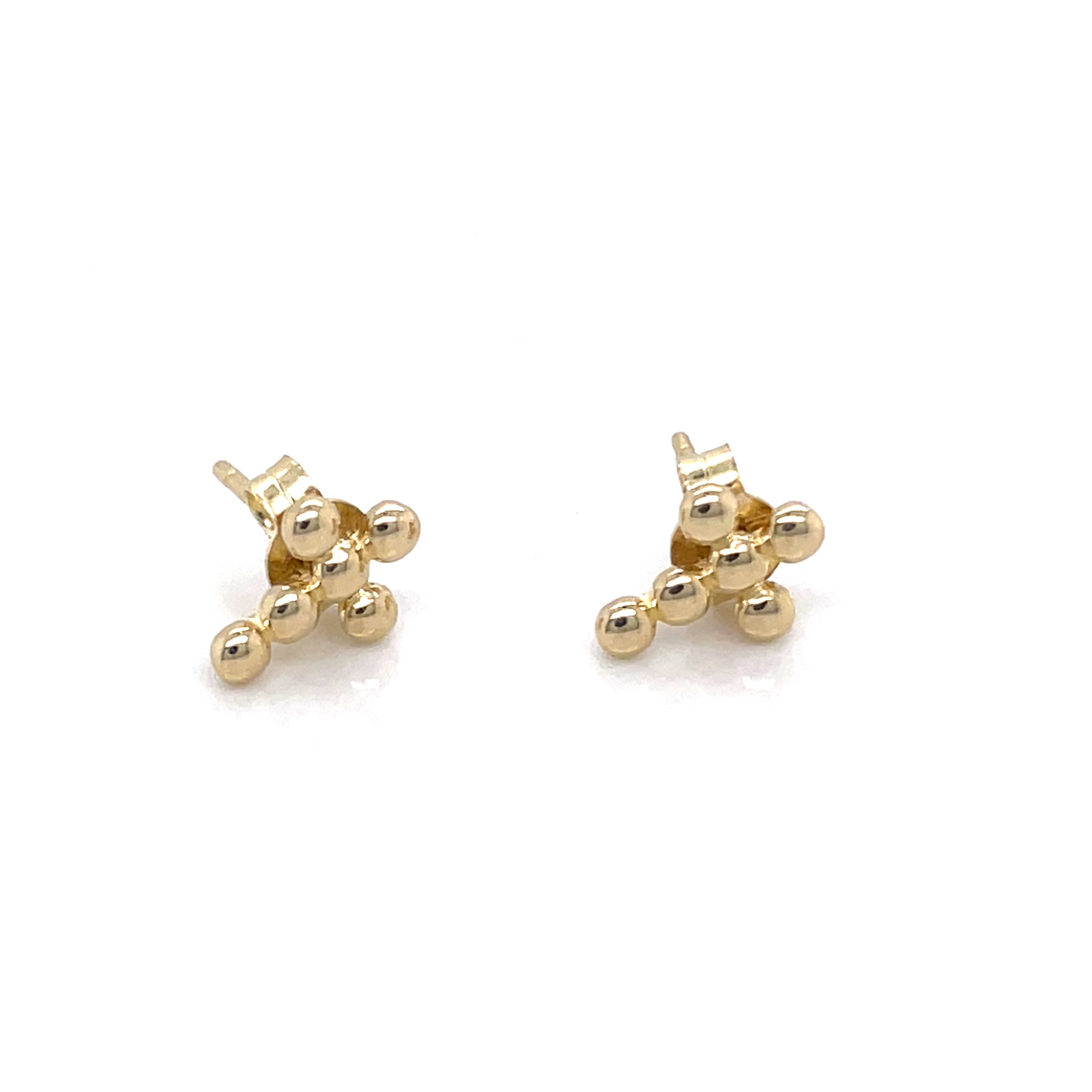 Beaded Cross Stud