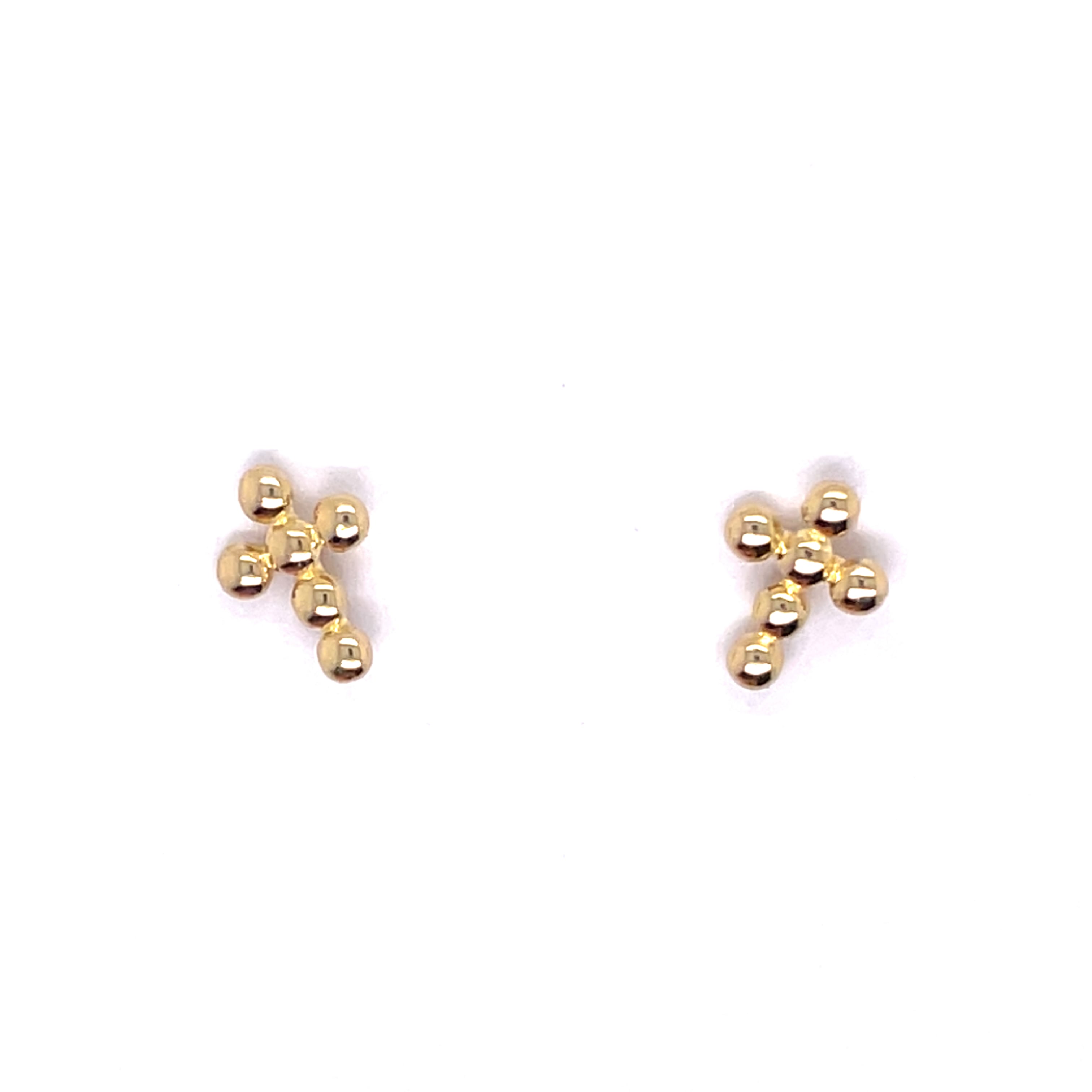 Beaded Cross Stud